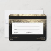 クレジットカードのギフト証明書あなたのロゴを追加 (裏面)