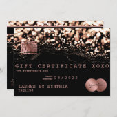 クレジットカードのギフト証明書あなたのロゴを追加 (正面/裏面)