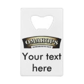 クレジットカードのサイズの栓抜き クレジットカード栓抜き (裏面)