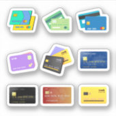 クレジットカードのシール シール (正面)