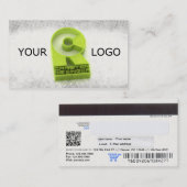 クレジットカードのデザインの名刺 名刺 (正面/裏面)