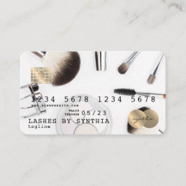 クレジットカードのメイクアップアーティスト 名刺