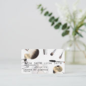 クレジットカードのメイクアップアーティスト 名刺 (スタンド正面)