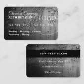 クレジットカードのメタルウォッシュ 名刺 (正面/裏面)