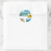 クレジットカードのロックデビットカードATMカード ラウンドシール (バッグ)