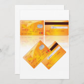 クレジットカードの招待状 招待状 (正面/裏面)