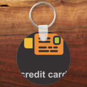 クレジットカードキーチェーン キーホルダー (正面)