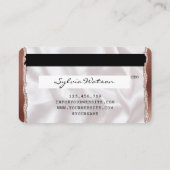 クレジットカードスタイルのバラ金ゴールドロングラッシュ 名刺 (裏面)