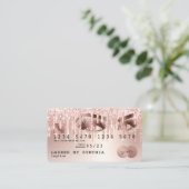 クレジットカードスタイルのバラ金ゴールドロングラッシュ 名刺 (スタンド正面)