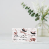 クレジットカードスタイルのバラ金ゴールドロングラッシュ 名刺 (スタンド正面)