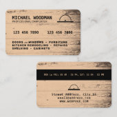 クレジットカードスタイルウフェイクッド 名刺 (正面/裏面)
