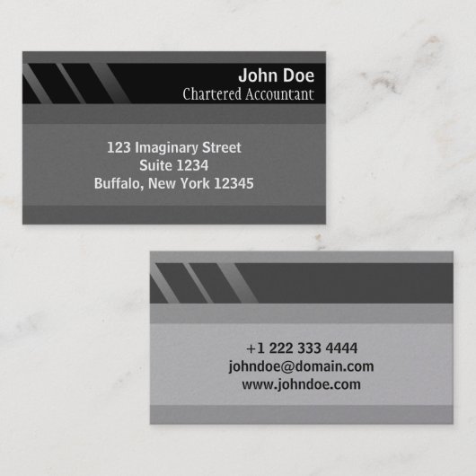 「クレジットカードスタイル名刺第12号」 名刺 (正面/裏面)