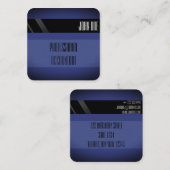 「クレジットカードスタイル名刺第14号」 スクエア名刺 (正面/裏面)