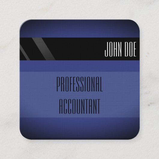 「クレジットカードスタイル名刺第14号」 スクエア名刺 (正面)