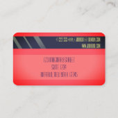 「クレジットカードスタイル名刺第17号」 名刺 (裏面)