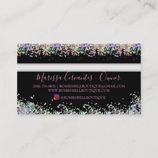 クレジットカードスタイル名刺 名刺 (裏面)