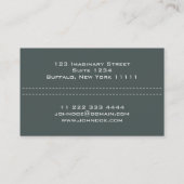 "クレジットカードスタイル名刺No.18 " 名刺 (裏面)