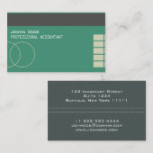 "クレジットカードスタイル名刺No.18 " 名刺 (正面/裏面)