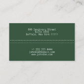 "クレジットカードスタイル名刺No.20 " 名刺 (裏面)