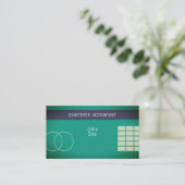 "クレジットカードスタイル名刺No.20 " 名刺 (スタンド正面)