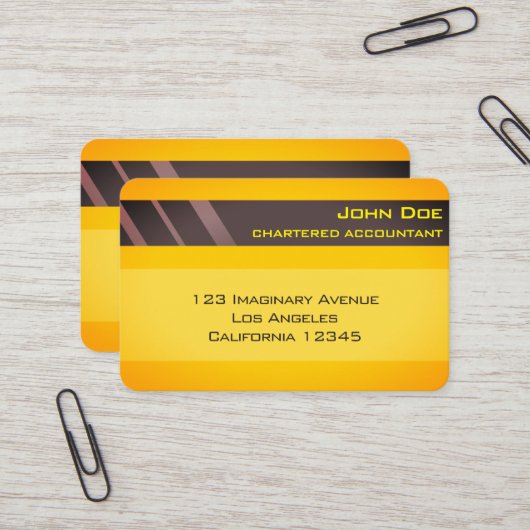 "クレジットカードスタイル名刺No.3 " 名刺 (正面/裏面インサイチュ)