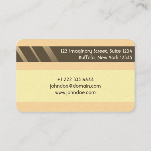 "クレジットカードスタイル名刺No.7 " 名刺 (裏面)