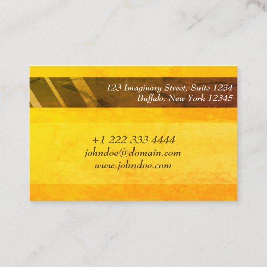 "クレジットカードスタイル名刺No.9 " 名刺 (裏面)