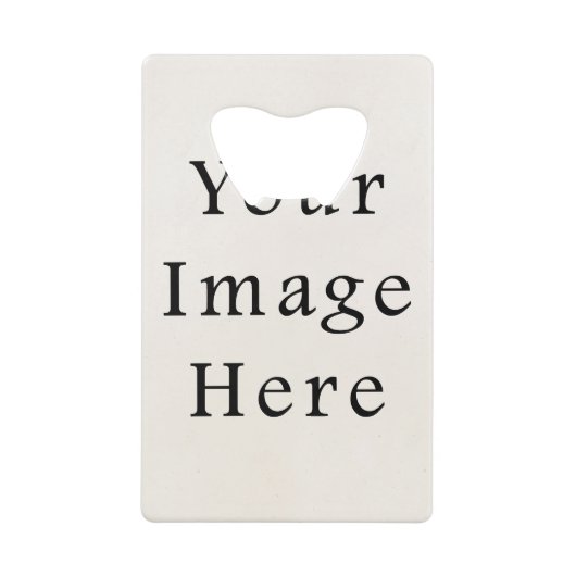 クレジットカードボトルオープナパーソナライズされたー クレジットカード栓抜き (正面)