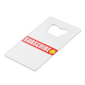 クレジットカードボトルオープナーの購読 クレジットカード栓抜き (裏面アングル)