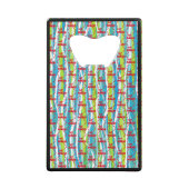 クレジットカードボトルオープパーソナライズされたナー クレジットカード栓抜き (正面)