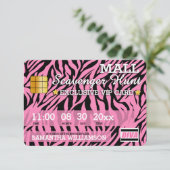 クレジットカードモールスカベンジャー狩りパーティの招待状 招待状 (スタンド正面)