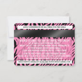 クレジットカードモールスカベンジャー狩りパーティの招待状 招待状 (裏面)