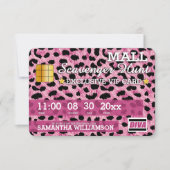 クレジットカードモールスカベンジャー狩りパーティの招待状 招待状 (正面)