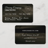 クレジットカードリムジンサービス  名刺 (正面/裏面)