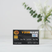 クレジットカードルックビジネスカード 名刺 (スタンド正面)