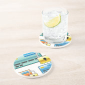 クレジットカードロックの借方ATMカード コースター (側面)