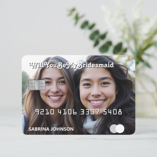 クレジットカード写真の花嫁の提案 (スタンド正面)