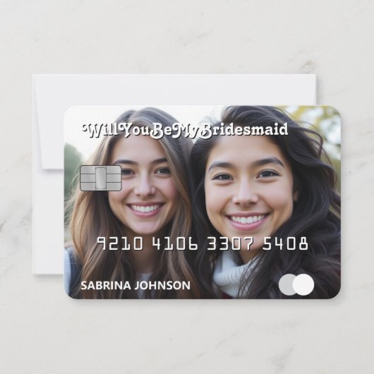 クレジットカード写真の花嫁の提案 (正面)