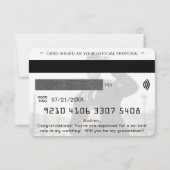 クレジットカード写真Groomsman提案 (裏面)