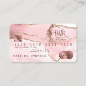 クレジットカード式バラ金ゴールドゲート美容師 名刺 (正面)