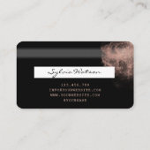 クレジットカード式バラ金ゴールド美容師 名刺 (裏面)