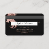 クレジットカード式バラ金ゴールド美容師 名刺 (裏面)