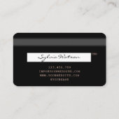 クレジットカード式バラ金ゴールド美容師 名刺 (裏面)