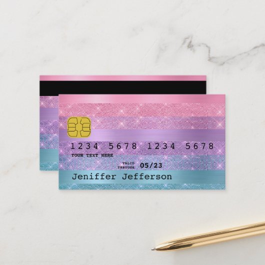 クレジットカード式名刺 予約カード (正面/裏面インサイチュ)