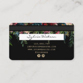 クレジットカード式滴下金ゴールドフローラ 名刺 (裏面)