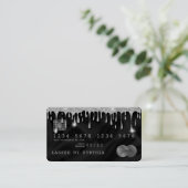 クレジットカード式滴下銀絹 名刺 (スタンド正面)