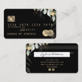 クレジットカード式緑化フローラ 名刺 (正面/裏面)