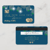 クレジットカード形式のATMマネーキャッシュ 名刺 (正面/裏面)