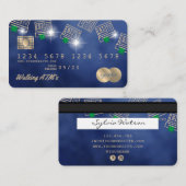 クレジットカード形式のATMマネーキャッシュ 名刺 (正面/裏面)