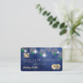 クレジットカード形式のATMマネーキャッシュ 名刺 (スタンド正面)